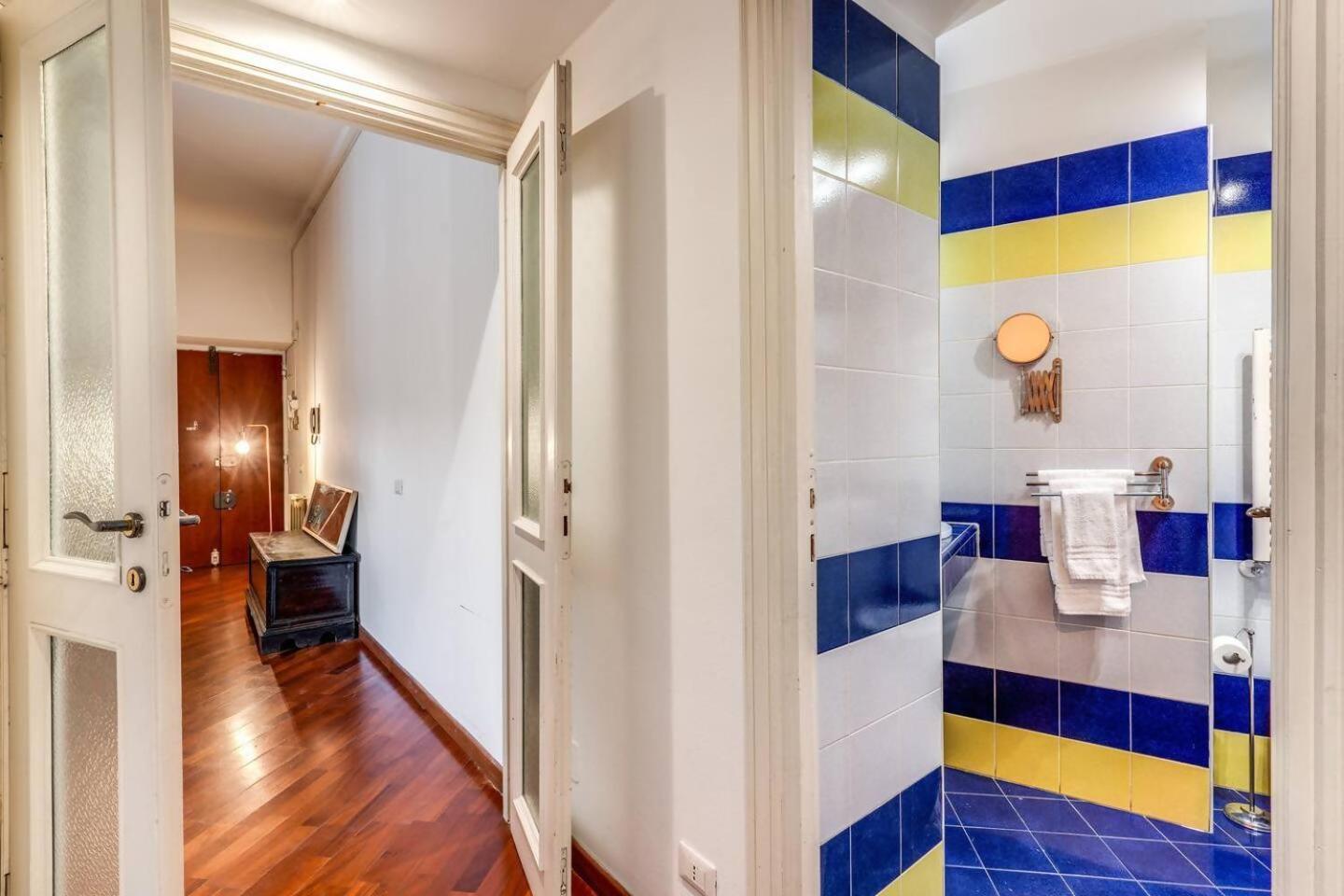 Splendid Flat On The Tiber River Rome Exterior photo